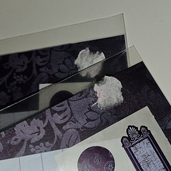 NEW 2 Creative Memories Paisley Passion Photo Mat Journaling Box Stickers Lot - Picture 4 of 5